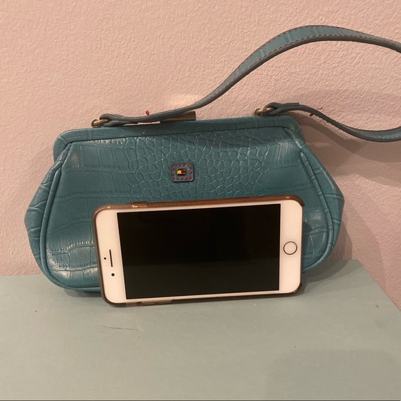 Vintage Tommy Hilfiger Turquoise Shoulder Bag - Picture 7 of 7
